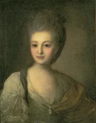 Porträt von Aleksandra P. Struyskaya (1754-1840), 1772